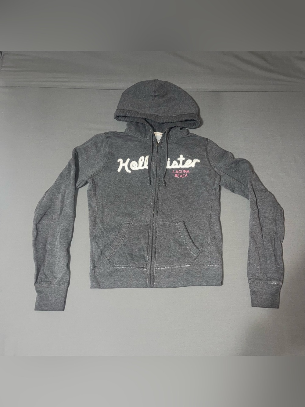Vintage Hollister Full Zip Hoodies Women’s Size Medium Laguna Beach Y2K